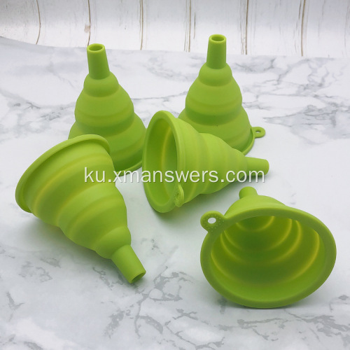 Metbexê malê silicone funnel tamkirinê kaniya şerabê